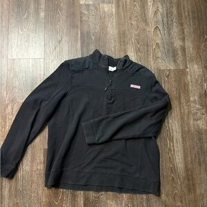 Vineyard Vines Black Quarter-Zip Pullover